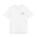 Floral Moon Pocket Tee — Lavender Crescent Floral Chest Print